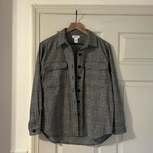 Plaid jacket/shacket size M